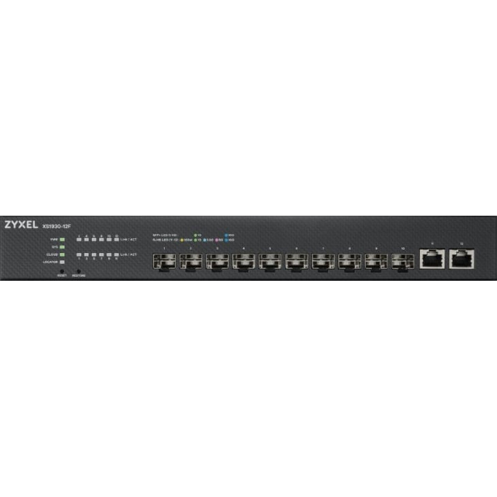 Zyxel Communications Zyxel XS1930-12F-ZZ0101F network switch Managed L2/L3 Black