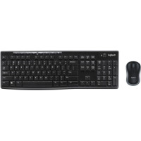 Logitech Wireless Keyboard+Mouse MK270 black retail