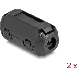 Delock Ferrit Core / Ferrit Ring for round cable 3.5 mm 2 pieces black