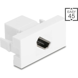 Delock Easy 45 Module HDMI female to female diagonal 8K 60 Hz white