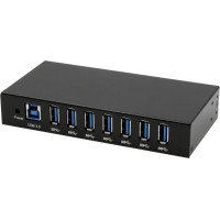 Exsys EX-11237HMS-2 7 Port USB 3.2 Gen 1 HUB Din-Rail Kit