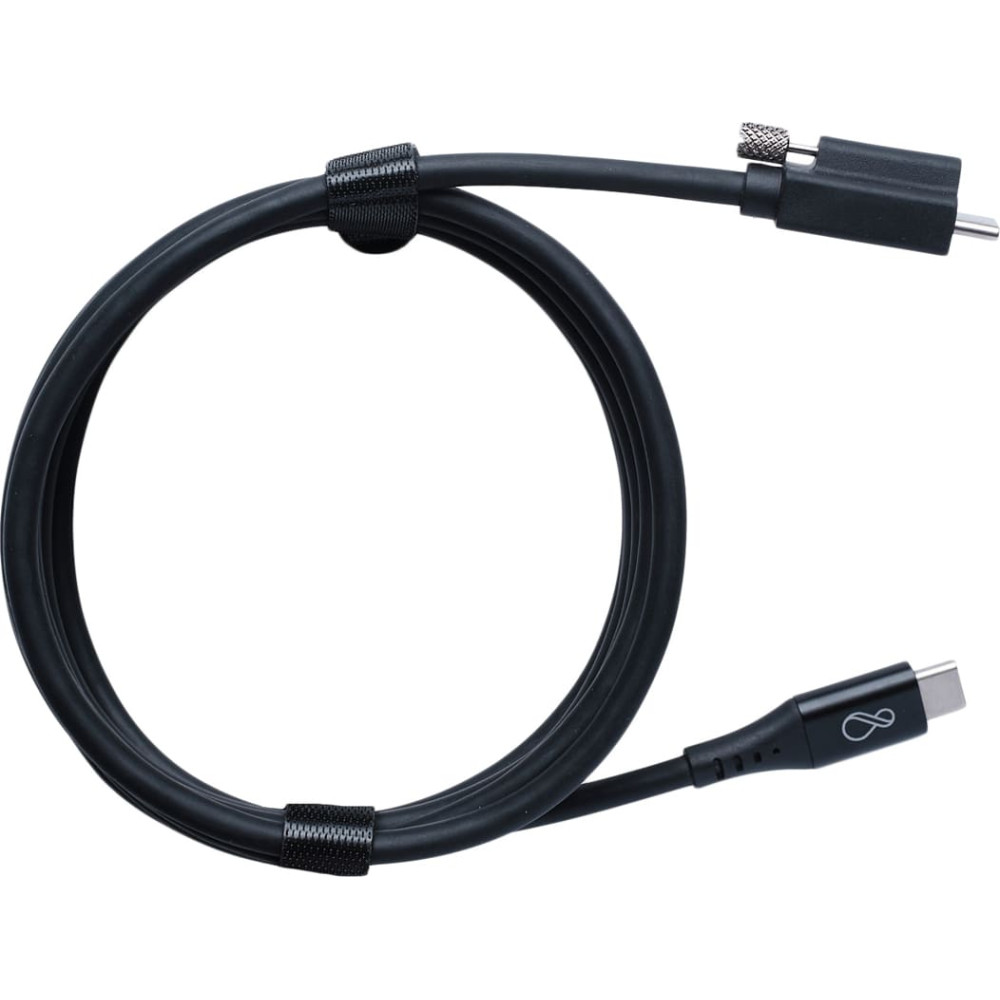 Bachmann Ochno USB-C cable with screw 2.0m black