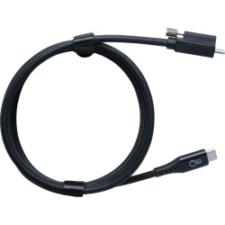 Bachmann Ochno USB-C cable with screw 2.0m black