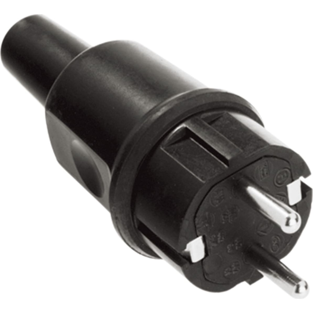 Bachmann solid rubber plug black type 442