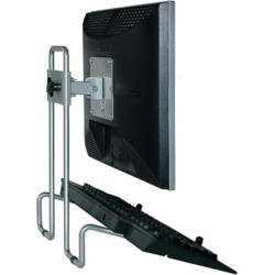 R-Go Tools RGOSC050+ monitora stiprinājums un statīvs 68,6 cm (27") Galds Sudrabs