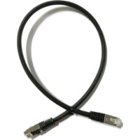 Equip 635697 tīkla kabelis Melns 0,5 m Cat6a S/FTP (S-STP)