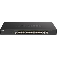D-Link DXS-1210-28S tīkla pārslēgs Vadīts L2/L3 10G Ethernet (100/1000/10000) 1U Melns