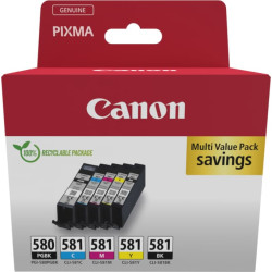 Canon 2078C007 tintes kārtridžs 5 pcs Oriģināls Melns, Zils, Tirkīzzils, Fuksīns, Dzeltens