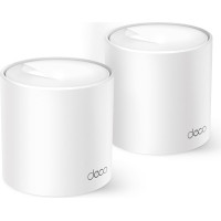 Tp-Link Deco X1500 Divkāršā frekvenču josla (2.4 GHz / 5 GHz) Wi-Fi 6 (802.11ax) Balts 2 Iekšējs