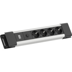 Bachmann CONNECTUS 3xCEE7/3, rot 10 A Strom 2,0m C14-Stecker Grau