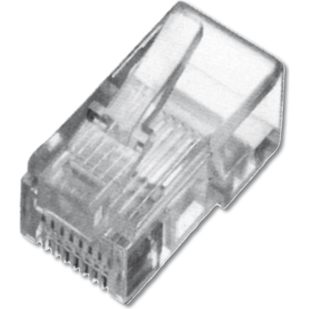 Digitus Modular plug for round cable, unshielded, 100 pcs.