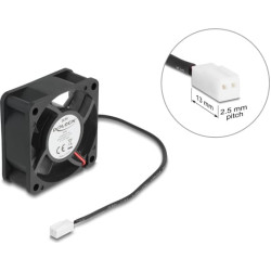 Delock Axial Fan 5 V DC, 60 x 60 x 25 mm black