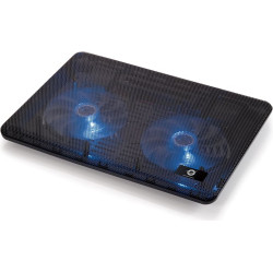 Conceptronic CNBCOOLPAD2F atdzesējošais paliktnis portatīvajiem datoriem 39,6 cm (15.6") Melns
