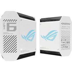 Asus ROG Rapture GT6 (W-2-PK) Trīskāršā frekvenču josla (2.4 GHz / 5 GHz) Wi-Fi 6 (802.11ax) Balts 4 Iekšējs
