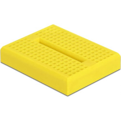 Delock Experimental Mini Breadboard 170 contacts yellow
