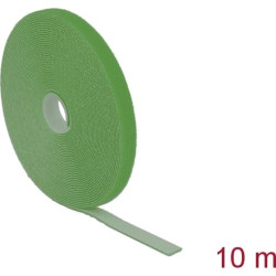 Delock Hook-and-loop tape on roll L 10 m x W 13 mm green