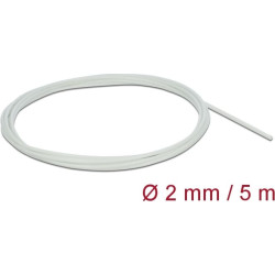 Delock Fiberglass Sleeving 5 m x 2 mm white