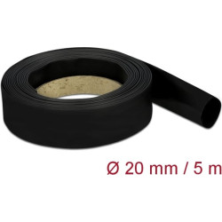 Delock Heat Shrink Tube 5 m x 20 mm black