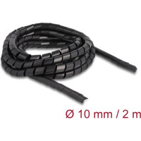 Delock Spiral Hose flexible 2 m x 10 mm black