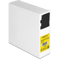 Delock Heat shrink tube box, Shrinkage ratio 2:1, 4 m x 25.4 mm black