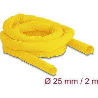 Delock Woven Sleeve self-closing heat-resistant 2 m x 25 mm yellow