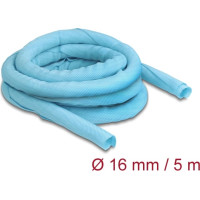 Delock Woven Sleeve self-closing heat-resistant 5 m x 16 mm blue