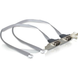 Delock slot bracket 2 x COM port with 2 mm pitch