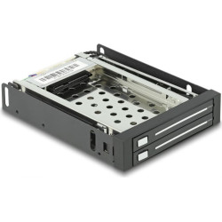 Delock 3.5″ Mobile Rack for 2 x 2.5″ SATA HDD / SSD