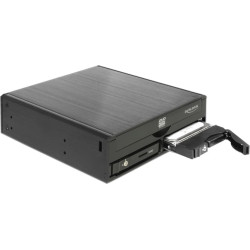 Delock 5.25″ Mobile Rack for 1 x 5.25″ Slim Drive + 2 x 2.5″ SATA HDD / SSD