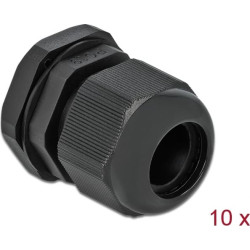 Delock Cable Gland PG19 10 pieces black
