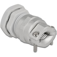 Delock Cable Gland PG13.5 with strain relief and bending protection grey