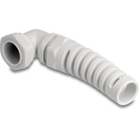 Delock Cable Gland with strain relief 90° angled PG21 grey