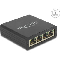 Delock USB Type-B Network Adapter Gigabit LAN 4 x RJ45