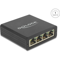 Delock USB Type-B Network Adapter Gigabit LAN 4 x RJ45