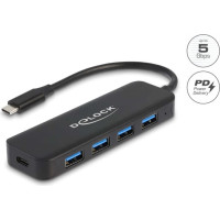 Delock USB Type-C™ Hub 4 Port USB 3.2 Gen 1 with Power Delivery 85 Watt