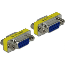 Delock Adapter Gender Changer Sub-D9 female  female