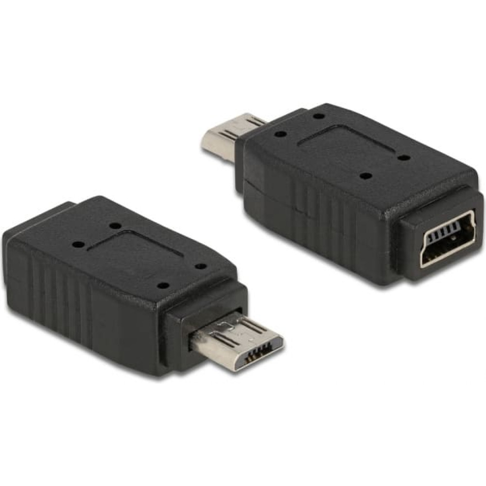 Delock Adapter USB micro-B male to USB Mini 5 pin female
