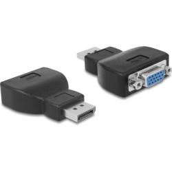 Delock Adapter DisplayPort 1.2 male > VGA female black