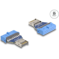Delock USB 5 Gbps Adapter Pin Header female to internal USB Type-E Key A male
