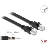 Delock Network cable RJ45 Cat.6A F/UTP with inner metal sheath 5 m