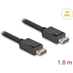 Delock DisplayPort cable 16K 60 Hz 80 Gbps 1.8 m