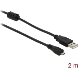 Delock Cable USB2.0 -A male to USB- micro B male 2m