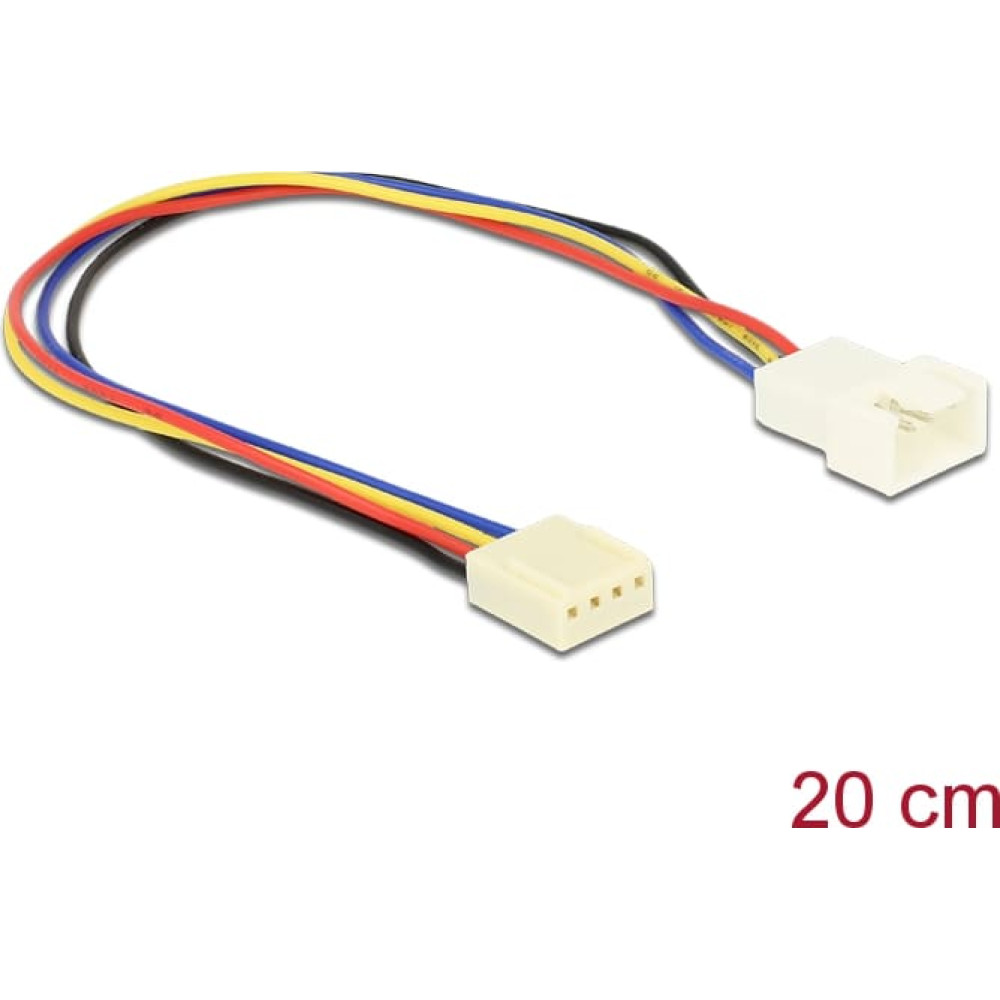 Delock Extension Cable PWM Fan Connection 4 Pin 20 cm