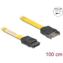 Delock SATA 6 Gb/s Extension Cable 100 cm yellow