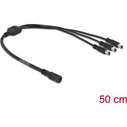 Delock Cable DC Splitter 5.5 x 2.1 mm 1 x female to 3 x male