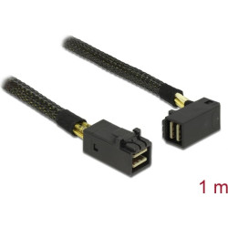 Delock Cable Mini SAS HD SFF-8643  Mini SAS HD SFF-8643 angled 1 m