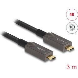 Delock Active Optical USB-C™ 4K Video + Data + PD Cable 3 m