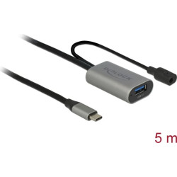 Delock Active USB 3.1 Gen 1 extension cable USB Type-C™ to USB Type-A 5 m