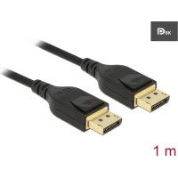Delock DisplayPort cable 8K 60 Hz 1 m DP 8K certified