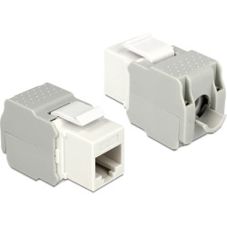 Delock Keystone Module RJ45 jack > LSA Cat.6 UTP white